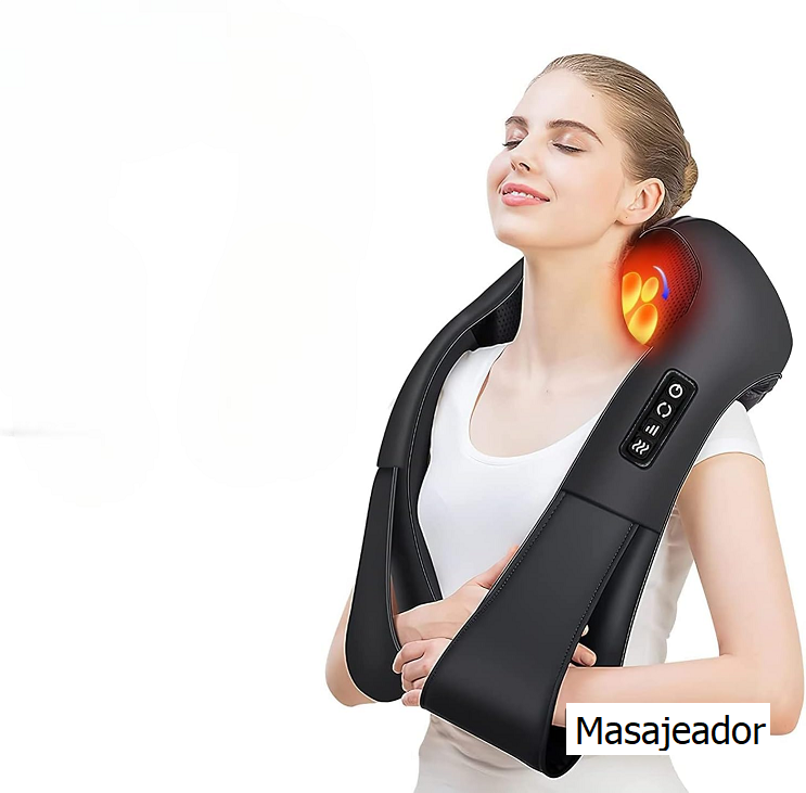 Masajeador eléctrico SHIATSU para hombros y cuello.