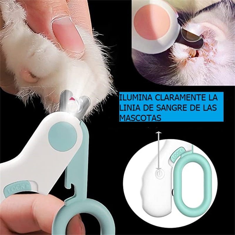 ¡¡ corta uñas para perros y gatos con luz led!! stock limitado✔✔