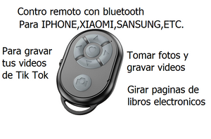 🔥Control universal con bluetooth para IPHONE, XIAOMI Y ANDROID.🔥